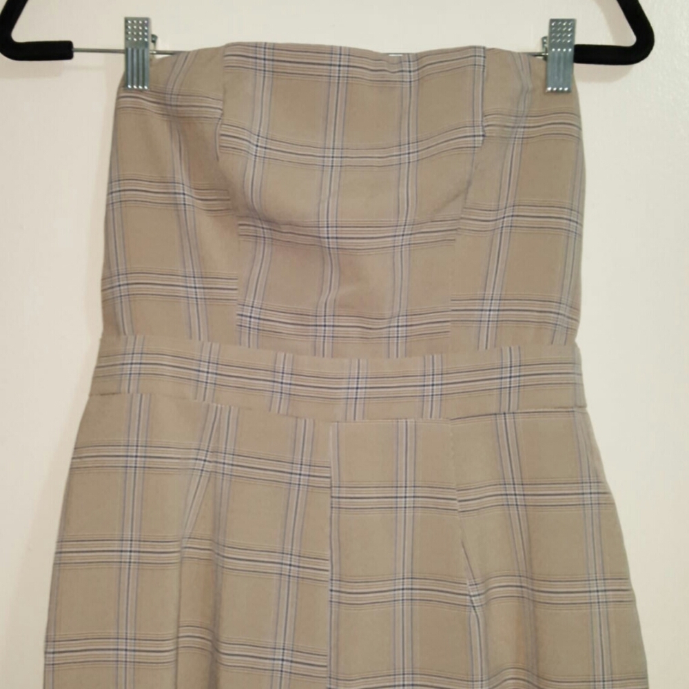 About Us strapless jumpsuit